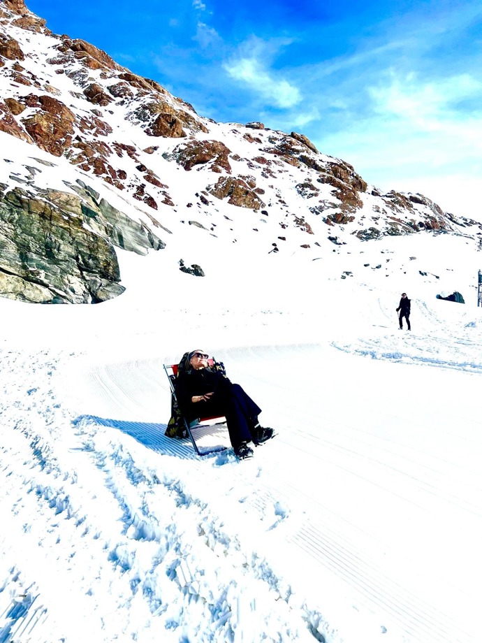 Veronika Žilková si užívala čas na horách plnými doušky.