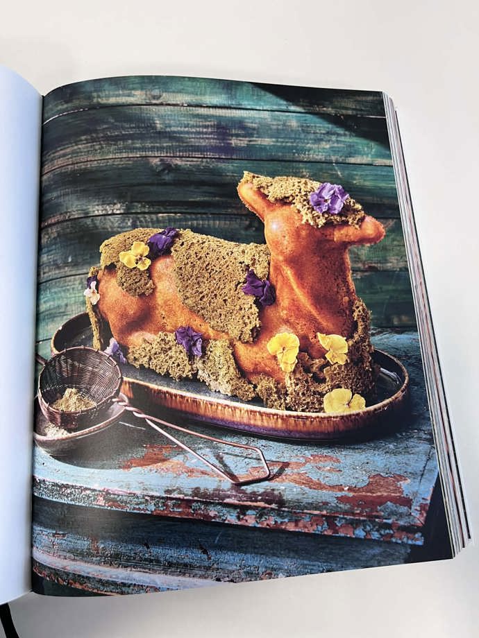 Takhle vypadá čajový velikonoční beránek podle Josefa Maršálka. 