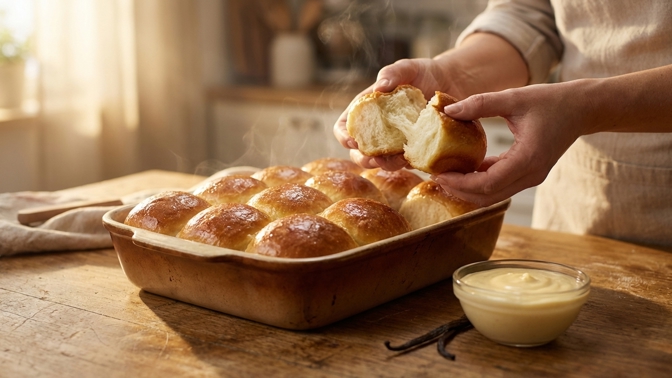 Recept na buchty, které neztvrdnou: Trik s vanilkovým pudinkem