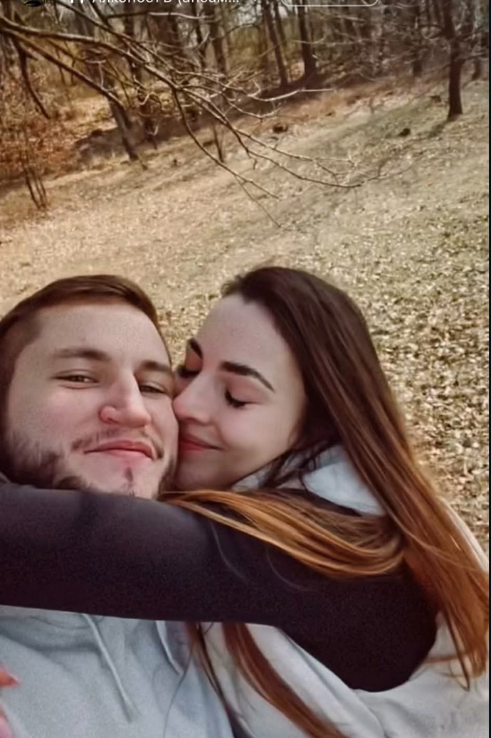 Zdeněk Polívka se svou krásnou Adélou.