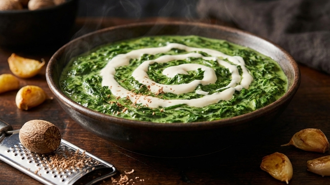 Tajemství chutného špenátu: Jak správně použít koření a smetanu