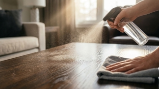 Místo do pračky ji nalijte do rozprašovače a otřete nábytek: Tato neviditelná membrána odpuzuje prach tak silně, že o prachovce nebudete týdny vědět