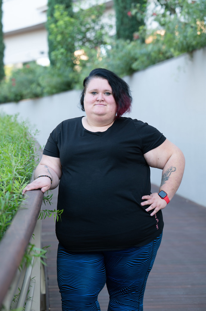 Helena Dvořáková před proměnou.