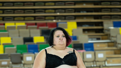 FOTO: Helena Dvořáková se musela zvážit ve spodním prádle.