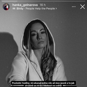 Hanka Gelnarová se zlobí. 