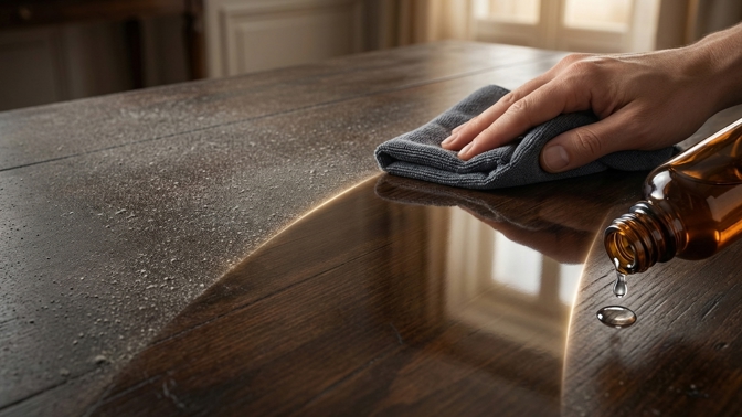 Triky proti prachu: Proč přidat glycerin do vody při úklidu?