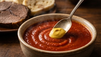 Zapomenutý trik pro nejlepší rajskou omáčku: Jedna lžíce hořčice zajistí chuť i barvu, kterou v kuchařce nenajdete