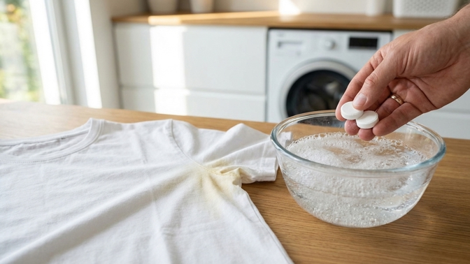 Vyhazovala jsem bílá trička kvůli skvrnám od potu: Stačí dvě tablety z lékárničky a budou zase zářit čistotou
