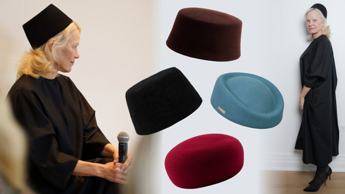 Nejlepší přechodová pokrývka hlavy? Princeznovský klobouček nosí i Pamela Anderson