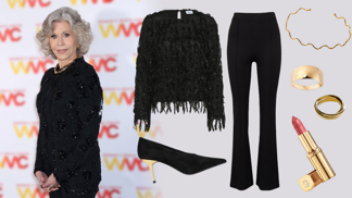 Jane Fonda inspiruje i dva roky před 90: Oblečte černou podle ní a nepřidá vám roky ani kila