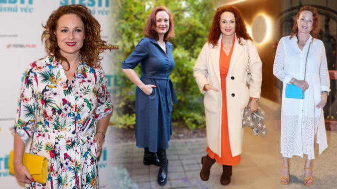 Módní elixír mládí Markéty Hrubešové pro dámy 50+: Herečka miluje košilové šaty a zářivé barvy