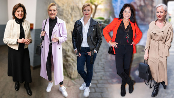 Nejlepší přechodové bundičky, saka i kabátky dle slavných: Rottrovou hřeje tvíd, Vondráčkovou omladila lila barva