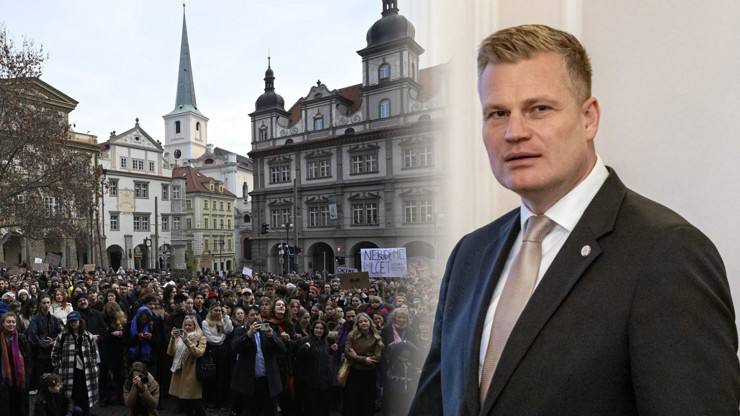 Filip Turek zkritizoval demonstranty.