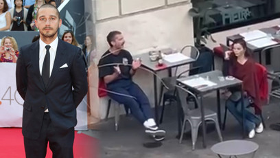 FOTO: Herec Shia LaBeouf sprostě nadával neznámé ženě.