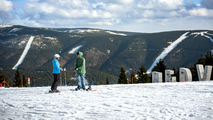 Lyžařská sezona ve Špindlerově Mlýně pokračuje.