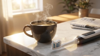 Nikdy si nečistěte zuby po ranní kávě: Drobná změna v rituálu vám zachrání sklovinu i tisíce u zubaře