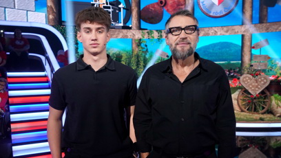 FOTO: Bořek Slezáček se synem Koljou.