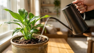 Zaléváte pokojovky, ale voda jen proteče do podmisky? Jedno brčko v hlíně funguje jako hloubková kapačka, která konečně napojí udušené kořeny
