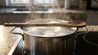 Už žádná potopa na sporáku: Položte přes hrnec obyčejnou dřevěnou vařečku a sledujte ten malý zázrak