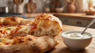 Dvě lžíce bílého jogurtu v těstě na pizzu trumfnou i profesionální pekaře: Tato mléčná reakce v troubě vykouzlí okraje tak nadýchané, že jim v italské pizzerii neuvěří