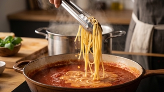 Cedník nechte v šuplíku a těstoviny stěhujte přímo k omáčce: Tato finta s tekutým zlatem z hrnce zajistí snovou krémovost i bez kapky smetany