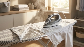 Sbohem nekonečnému žehlení: S trikem s obyčejným alobalem vyrovnáte obě strany prádla najednou a ušetříte polovinu času
