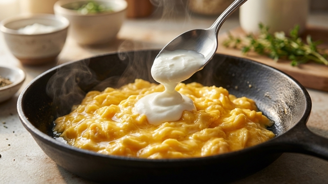 Lijete do míchaných vajíček mléko? Právě proto jsou gumová, přitom stačí tato běžná věc z kelímku