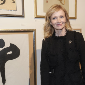 Aňa Geislerová zvolila celočerný outfit.