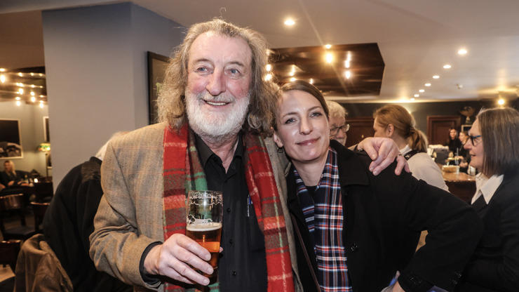 Bolek Polívka se svou dcerou Aničkou. 