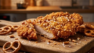 Sbohem nudná a mastná strouhanko: Tyto drcené slané preclíky vytvoří na řízku kůrku tak křupavou, že ji uslyšíte i přes zavřené dveře