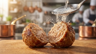 Sbohem tuhé a suché karbanátky: Stačí jedna lžíce perlivé vody a maso bude tak šťavnaté, že i tchyně uzná porážku