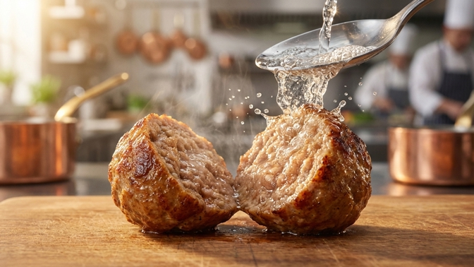 Jak na šťavnaté karbanátky? Pomůže perlivá voda