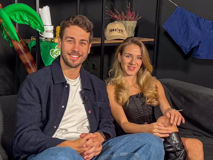 Ondřej s Bárou v pořadu Outsider a Insider.