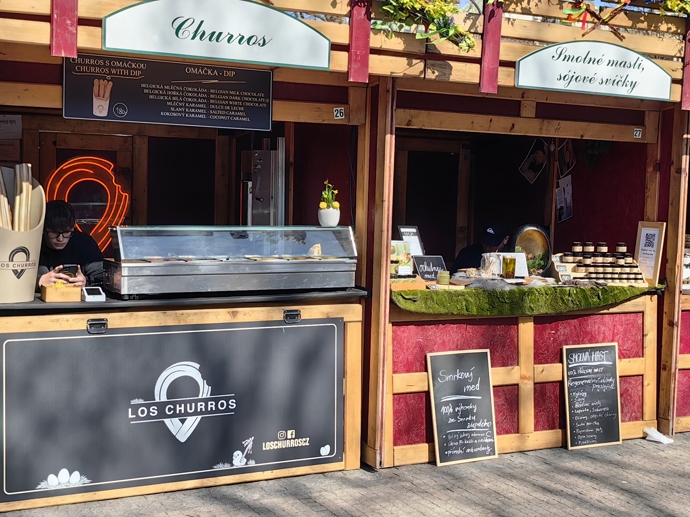 Velikonoční trhy v Praze na Náměstí Míru.