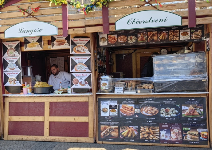 Největší a nejznámější Velikonoční trhy v Praze se konají na Náměstí Míru.