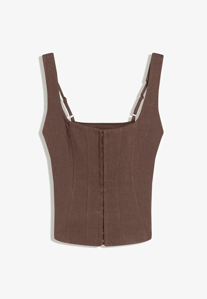 Korzetový top, Bershka, 499 Kč