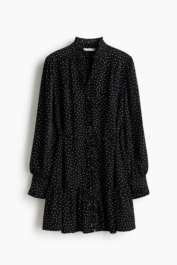 Šaty s řasenými lemy, H&M, 739 Kč