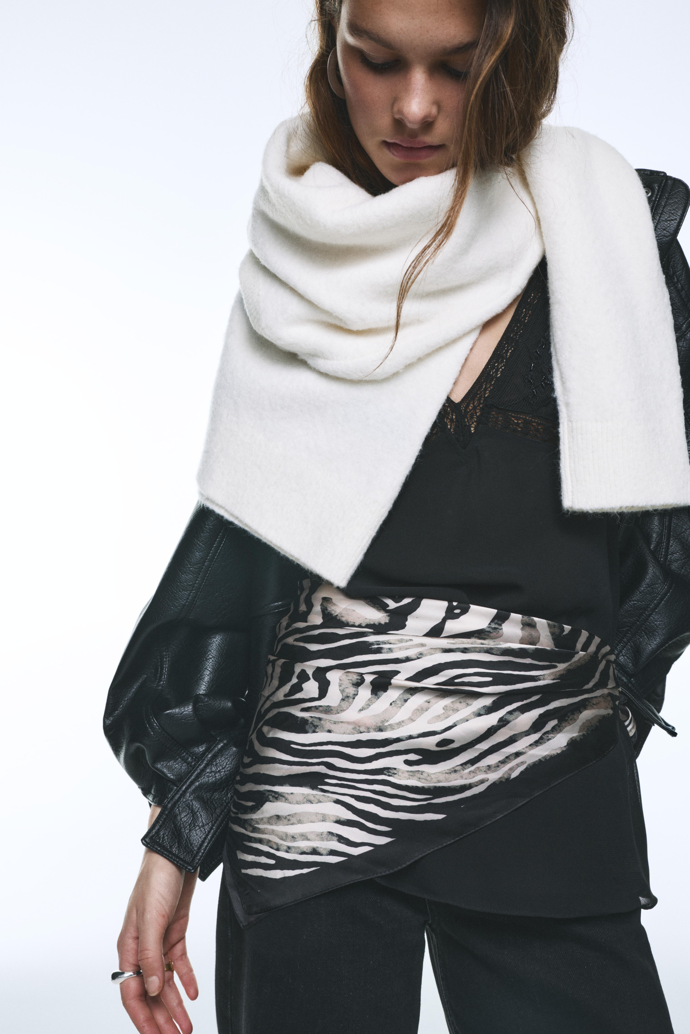 Pro tento způsob vázání se hodí trojcípé modely.