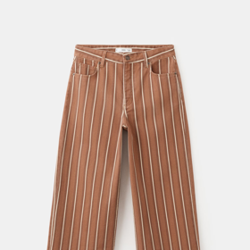 Džíny straight fit s pruhy, Mango, 1299 Kč