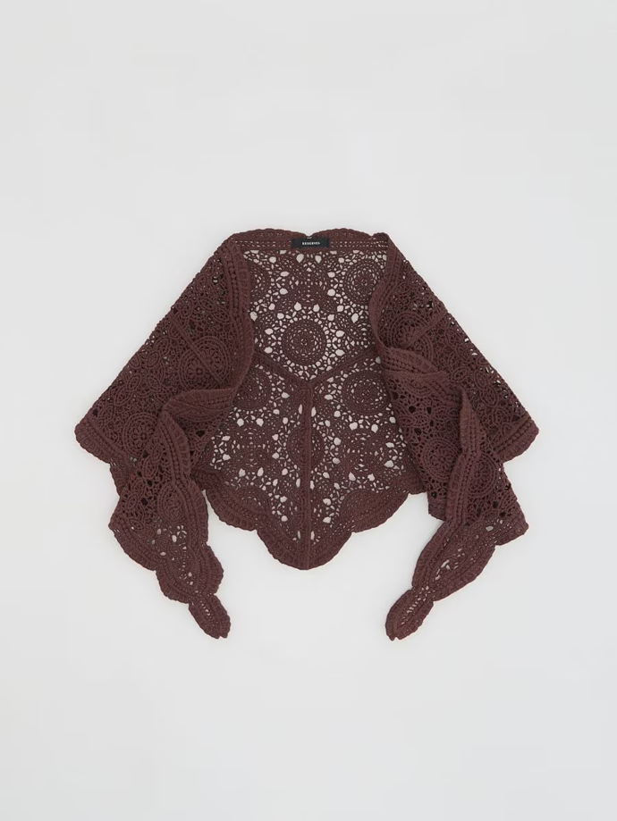 Bavlněný ažurový šátek, Reserved,
499 Kč