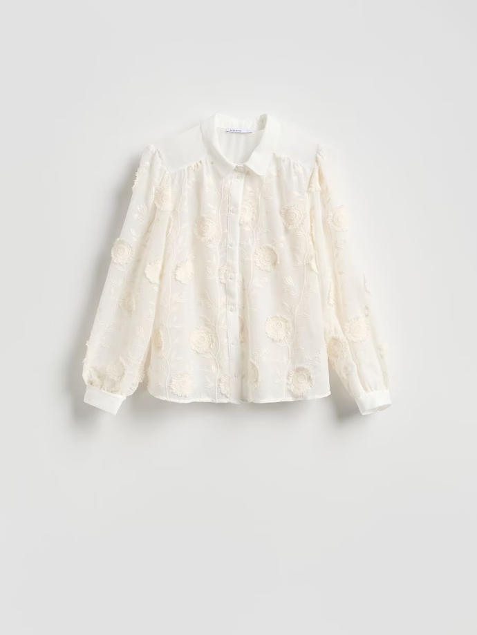 Košile s vyšívaným zdobením, Reserved, 999 Kč