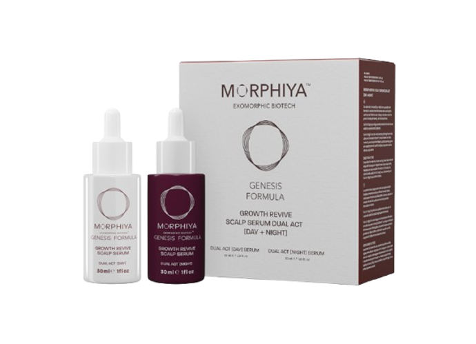 Dvoufázové sérum na pokožku hlavy pro podporu růstu, výživu a regeneraci vlasů, Morphiya, 3999 Kč