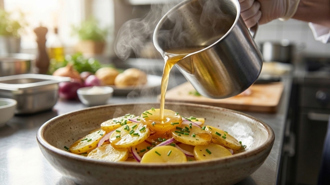 Jak odlehčit bramborový salát? Trik pro krémovou a lehkou konzistenci