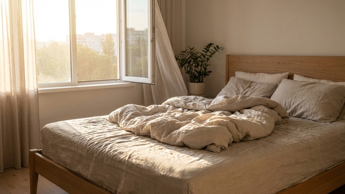 Proč hned ráno nestlat postel? Bráníte tak šíření roztočů v lůžku