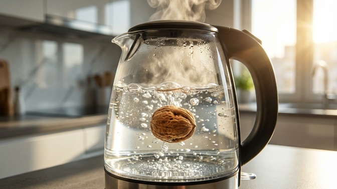 Jak vyčistit konvici bez octa? Tento trik se skořápkou vás nadchne