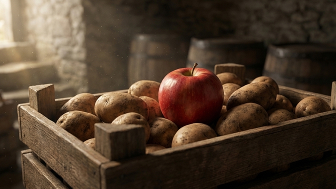 Jak skladovat brambory, aby neklíčily? Stačí k nim přidat jablko