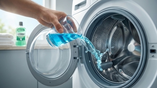 Sousedka lije do pračky šálek obyčejné ústní vody: Když uvidíte ten výsledek, už nikdy nebudete prát jinak