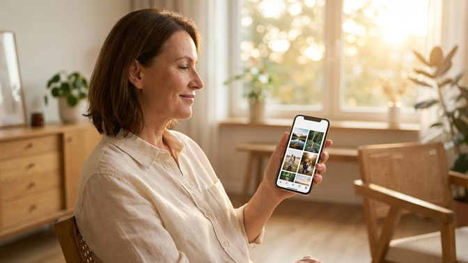 Vymazala jsem tisíce fotek a v mobilu nechala jen tucet z každého roku: Po padesátce mi tento krok dal vnitřní klid