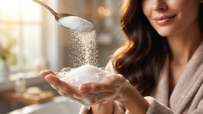 Jak na mastné vlasy? Zkuste domácí cukrový peeling vlasové pokožky