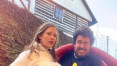 FOTO: Kristýna Leichtová s partnerem Vojtěchem Štěpánkem.